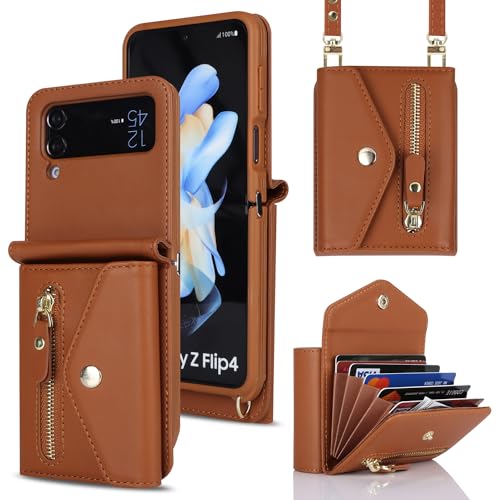 Housse anti-chute Samsung Z Flip 4 avec porte-carte pour ne plus perdre ses affaires