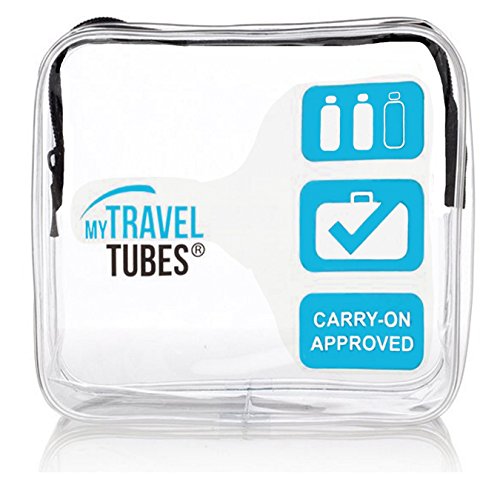 TSA Approved Clear Travel Toiletry Bag 3-1-1 Airline Carry On | Quart Sized