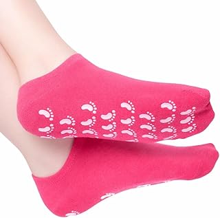 TRUVENZ Silicone Gel Socks for Women – Crack Heel Repair Spa Moisturizing Socks with Vitamin E, Foot Hydration Treatment S... Price In India