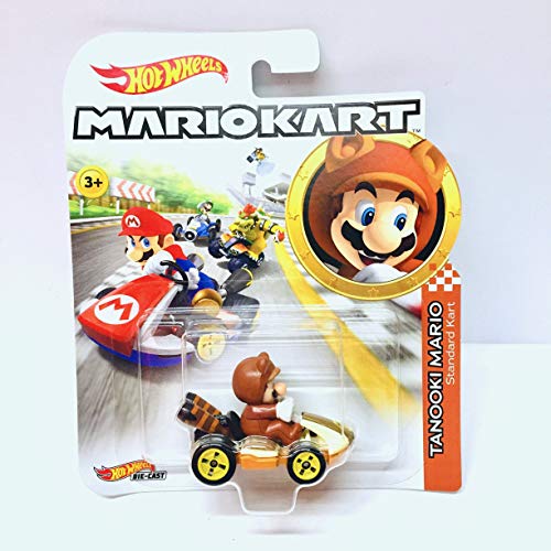 Monstertruck HW Mario Kart Tanooki Mario Standart Kart New Die-Cast