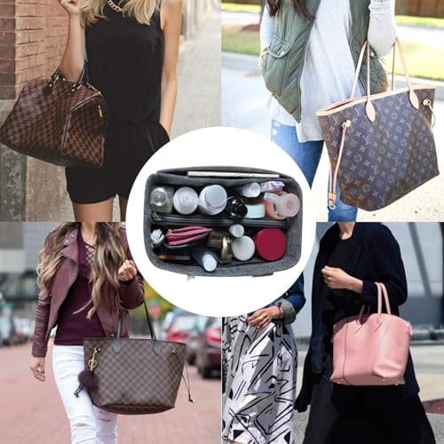 Image of Purse Organizer Insert, Handbag & Tote Organizer, Bag in Bag, Perfect for Speedy Neverfull and More