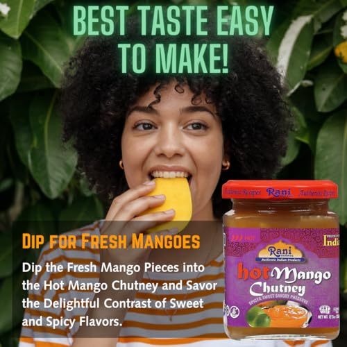 image for Rani Brand Authentic Indian Products Rani Hot Mango Chutney (Spicy Ind