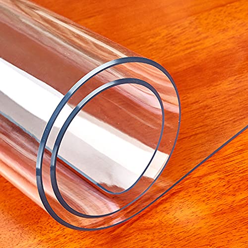 Protector de mesa PVC transparente 70x160 cm impermeable para cocina 2