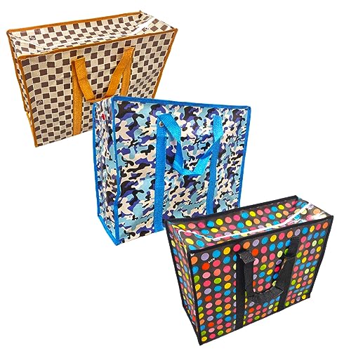 iPEAK Storage Bags Heavy Duty Laundry Bag Waterproof Dust Resistant Reusable Double Zipper Bag for Moving House Clothing Wardrobe storage - Image 2