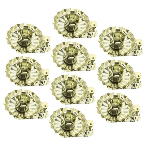 WEKADRIN 10pezzi Portacandele Per Albero Di Natale Clip in Metallo Per Candele Decorazioni Natalizie Clip Per Candele Per Feste Di Natale