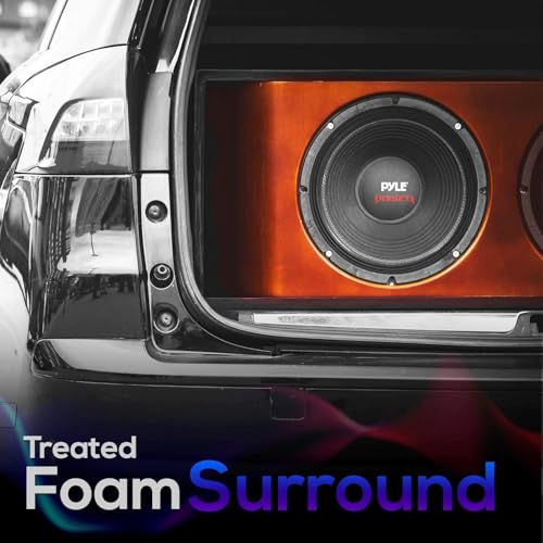 Pyle 10" Car Audio Speaker Subwoofer - 1000 Watt High Power Bass Surround Sound Stereo Subwoofer Speaker System - Non Press Paper Cone, 90 dB, 4 Ohm, 50 oz Magnet, 2 Inch 4 Layer Voice Coil by Pyle - Image 2