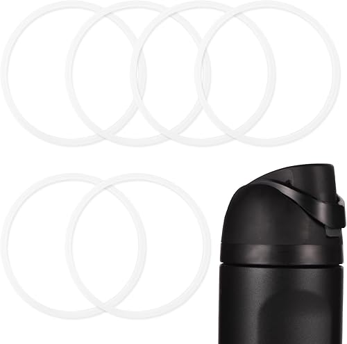 6 piezas de anillo de sellado de botella de agua de repuesto para Owala FreeSip, junta tórica de silicona para botella de agua Owala de 24/25/32/40