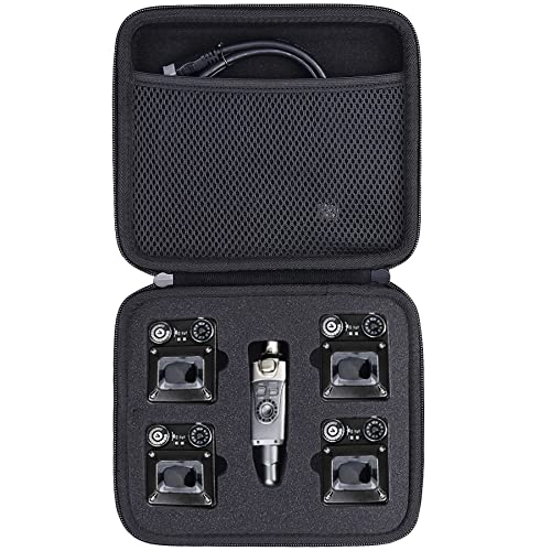 co2CREA Hard Travel Case Replacement for Xvive U4 U4R U4R2 U4R4 Wireless in-Ear Monitoring System...