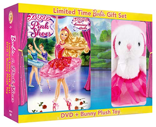 Barbie: The Pink Shoes with Bunny Plush Gift Set image 3