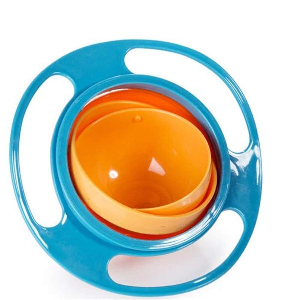 Gyro Enfants à Rotation 360 Degrés, Bol D'alimentation Anti-déversement