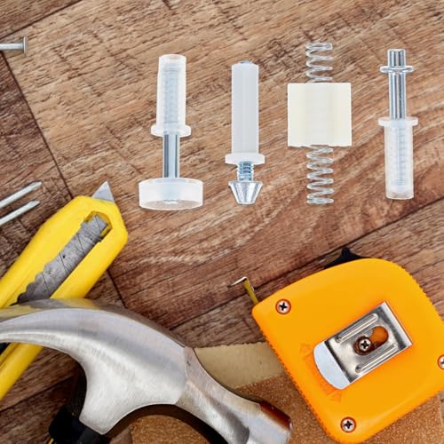 Set de Herrajes para Puertas Plegables de 16 Piezas con Riel Deslizante, Guía de Piso y Ensamble de Pivote para Mantenimiento del Hogar miniatura 5