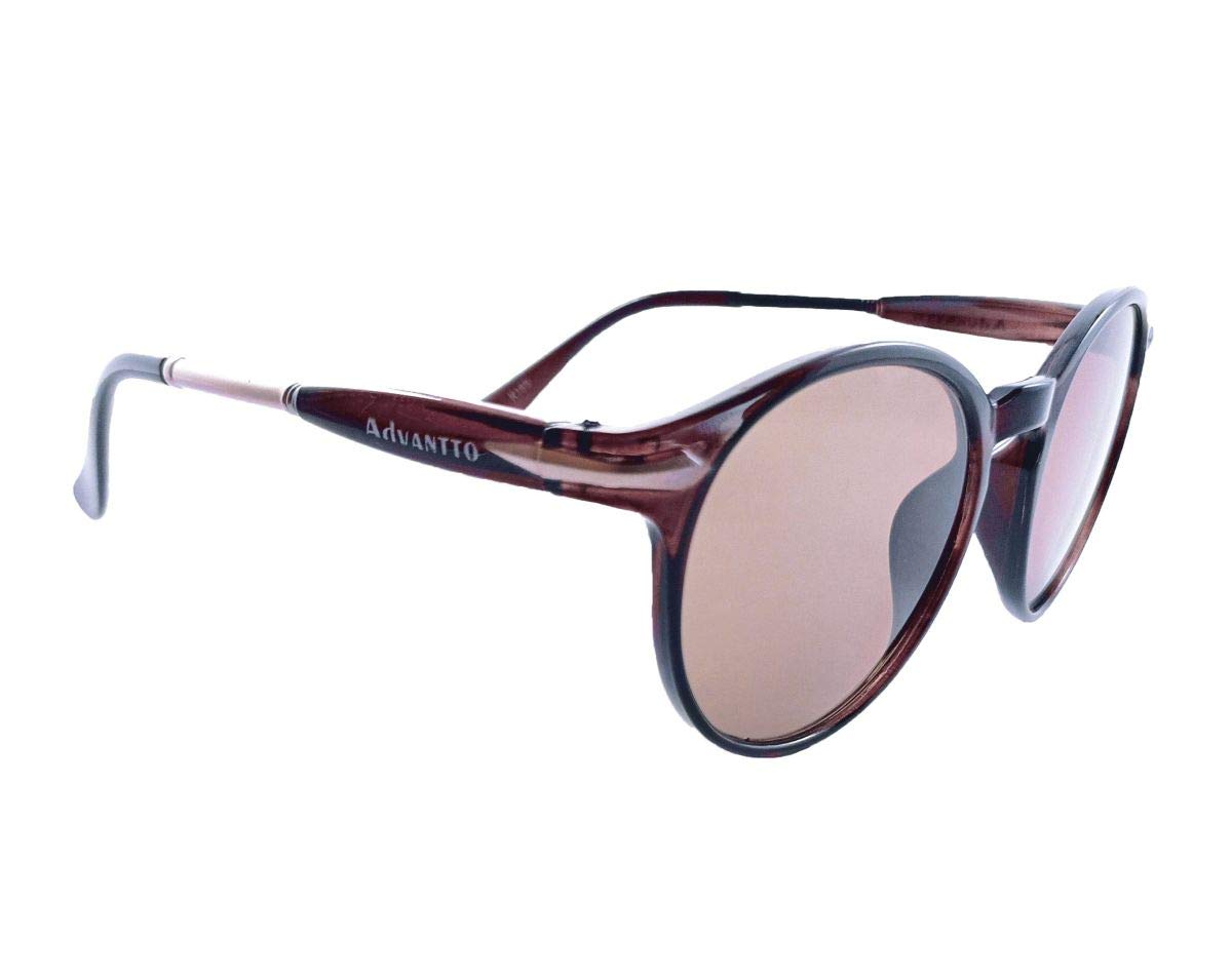 UV protected Stylish Unisex Brown Sunglasses-Brown-image-14