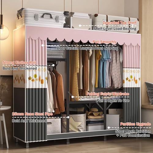 Armoire pliable portable pour remédier au manque de placards fixes - 2