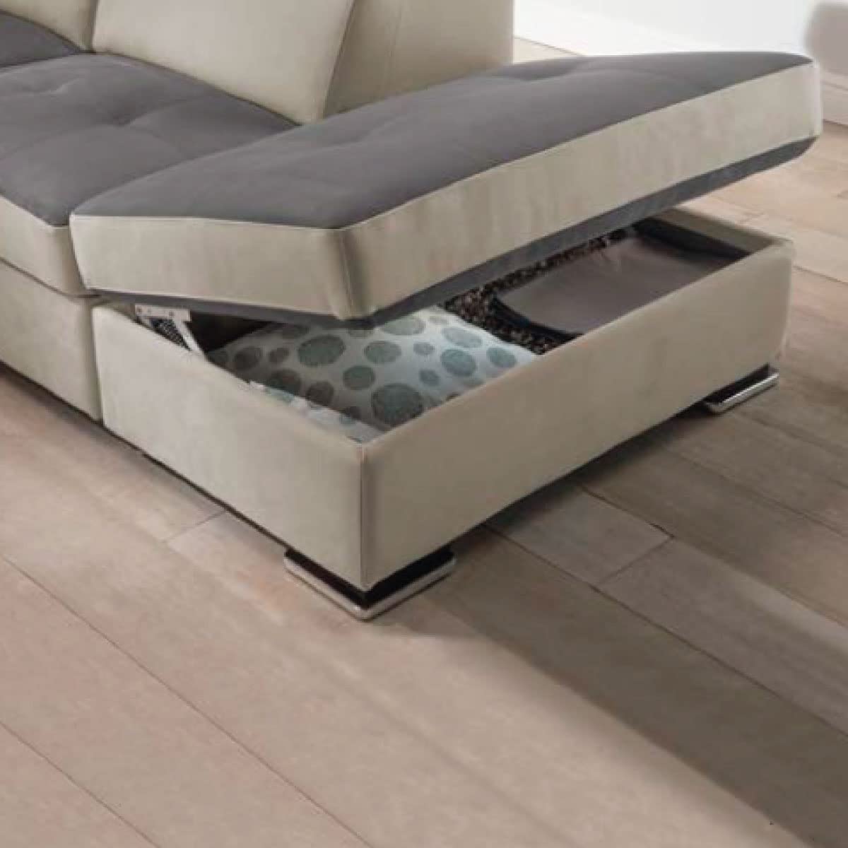 Baldiflex Divano Letto Estraibile, Angolare con Penisola, Cadelbosco