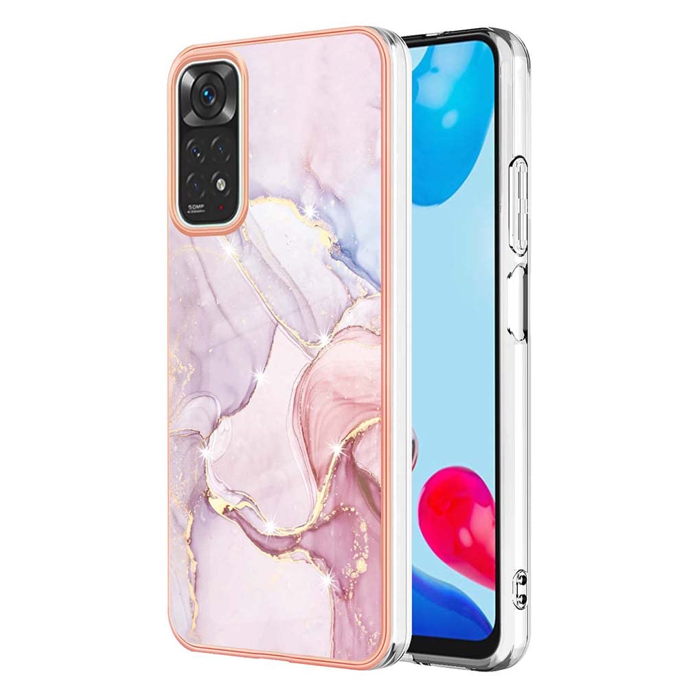 SEAHAI Cover Per Xiaomi Redmi Note 11S / Note 11 4G - Custodia In Silicone TPU Con Motivi Glitter Colorati - Antiurto E Sottile - Verde - 3
