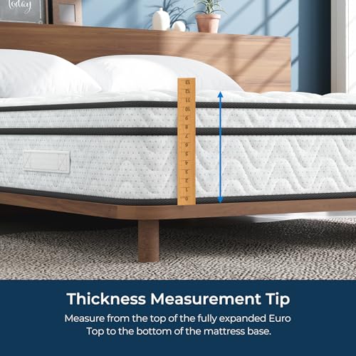 Image of Vesgantti Queen Size Mattress 12 Inch, Cool Sleep Hybrid Mattress in a Box