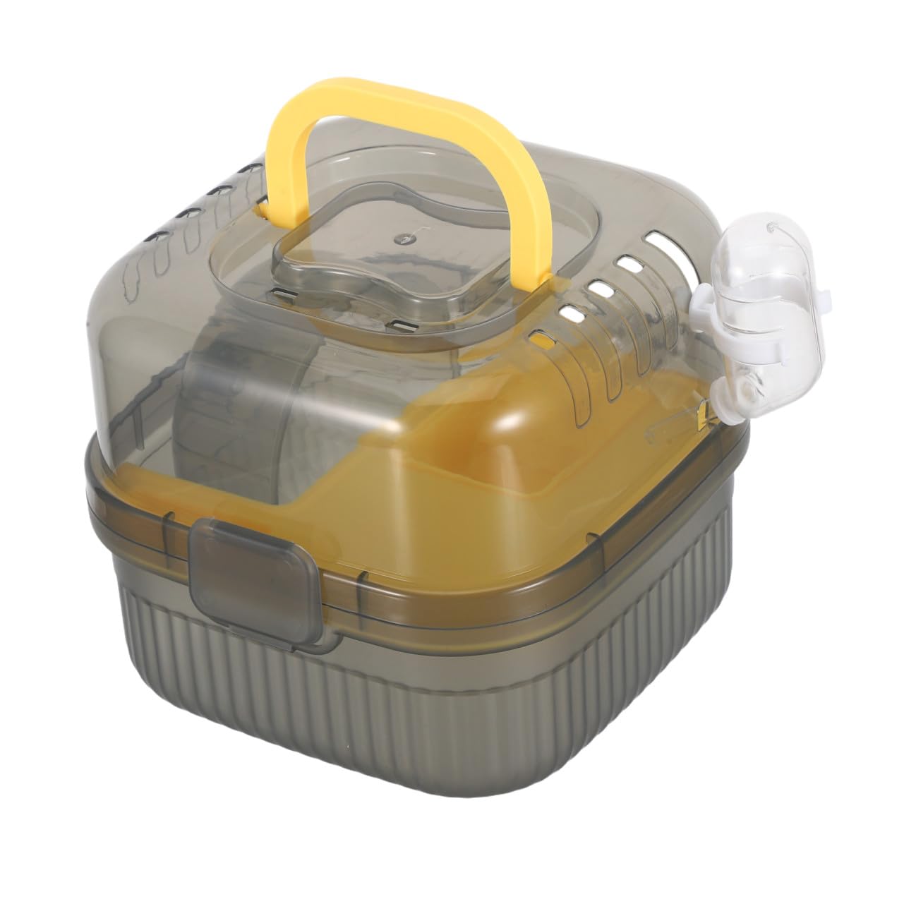 Tragbare Kleintiertransportbox mit Doppelwandigem Design aus Abs in Gelb