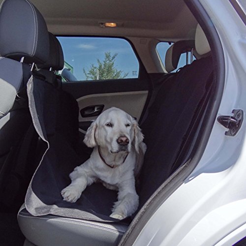 100% poliestere nero Auto coperta per cani per sedili posteriori consigliato per Mercedes Benz CLK – Resistente all\' acqua, 146 x 123 cm