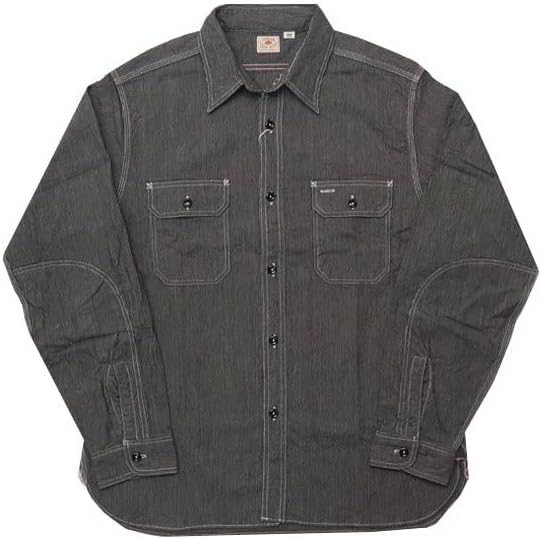 [シュガーケーン] ジーンコード ワークシャツ コットン 長袖 SC25511 XL 119ブラック