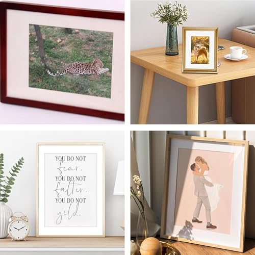 Buaak 20 Stück Passepartout Karton, Außengröße 20,8x29,5 cm (DIN A4) Innengröße 15x20.1 cm, Bilderrahmen a4 Weiss, Passepartout Nach Maß für Fotorahmen, Poster, Gemälde, Fotos, Art Prints