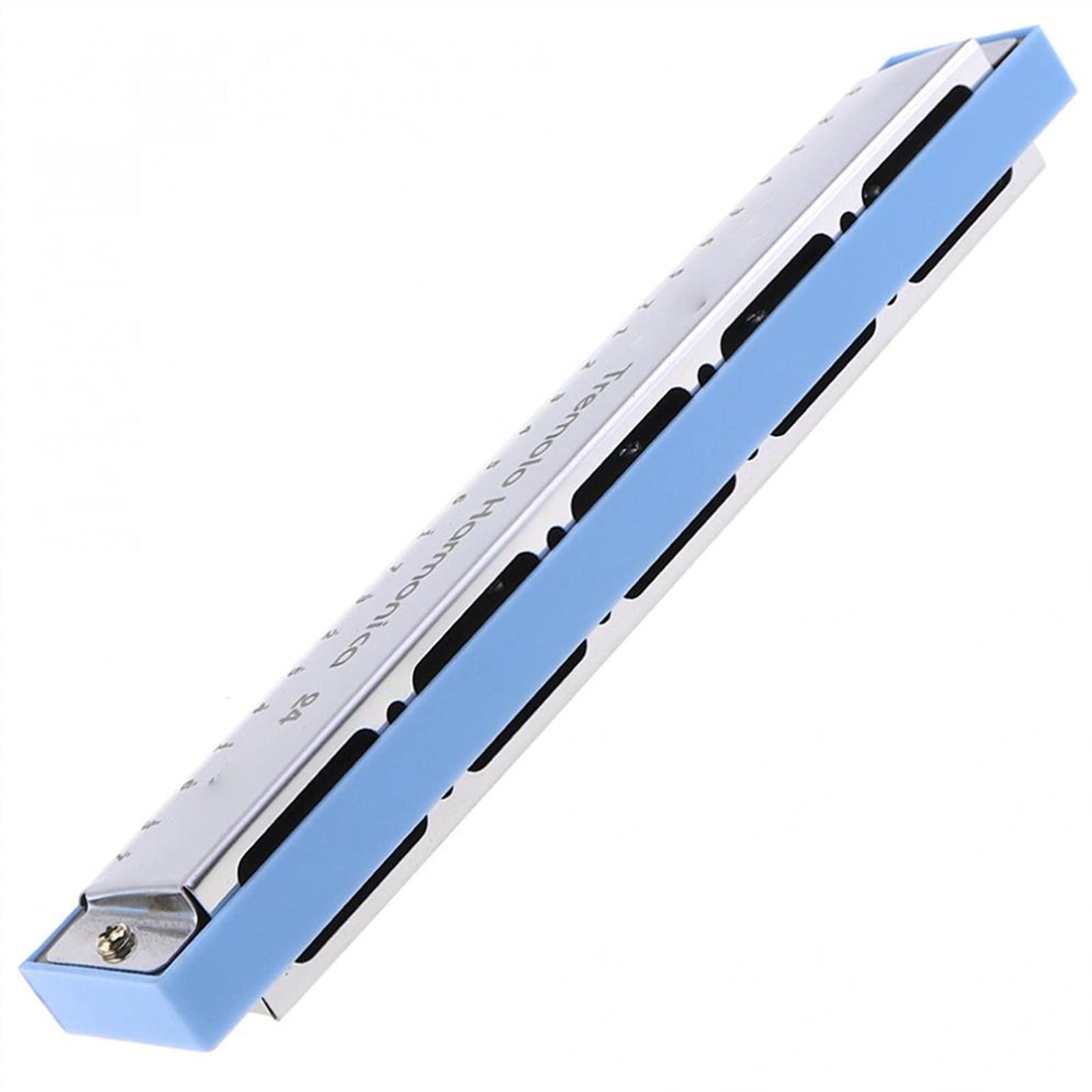 Standard Mundharmonikas Professionelles Mundharmonika-Blasinstrument Aus Metall Mit 24 Löchern Und Komplexem Ton Für Anfänger