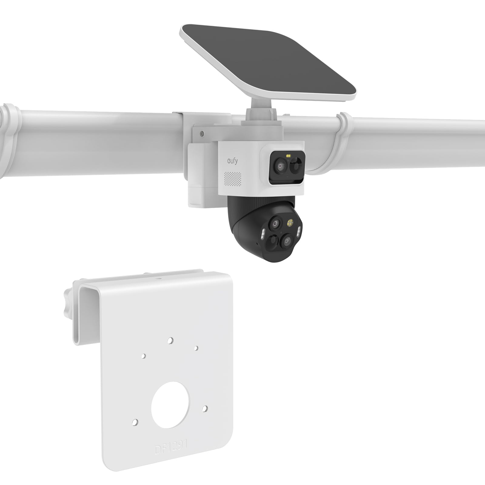 TIUIHU Gutter Mount for eufy Security PoE NVR CCTV Camera Systems S4/S4 Max & eufy Security eufyCam S4