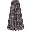 Blue Brown Floral-104