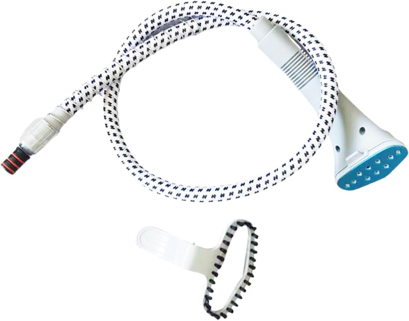 Garment Steam Ironing Machine Guide Hose,Steam Nozzle Garment Steamer Parts,Parts Steam Ironing Tool with Brush Spray