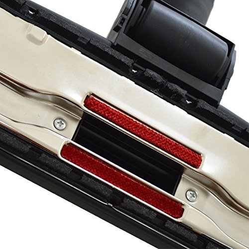 Ez Spares 1 1/4 Inch 32Mm Universal Vacuum Cleaner Euro Floor Brush Head Brush Attachment For Floor And Carpet Combo Tool New Designed To Fit Hoover, Eureka, Rainbow,Shop Vac (Black) #TOP6