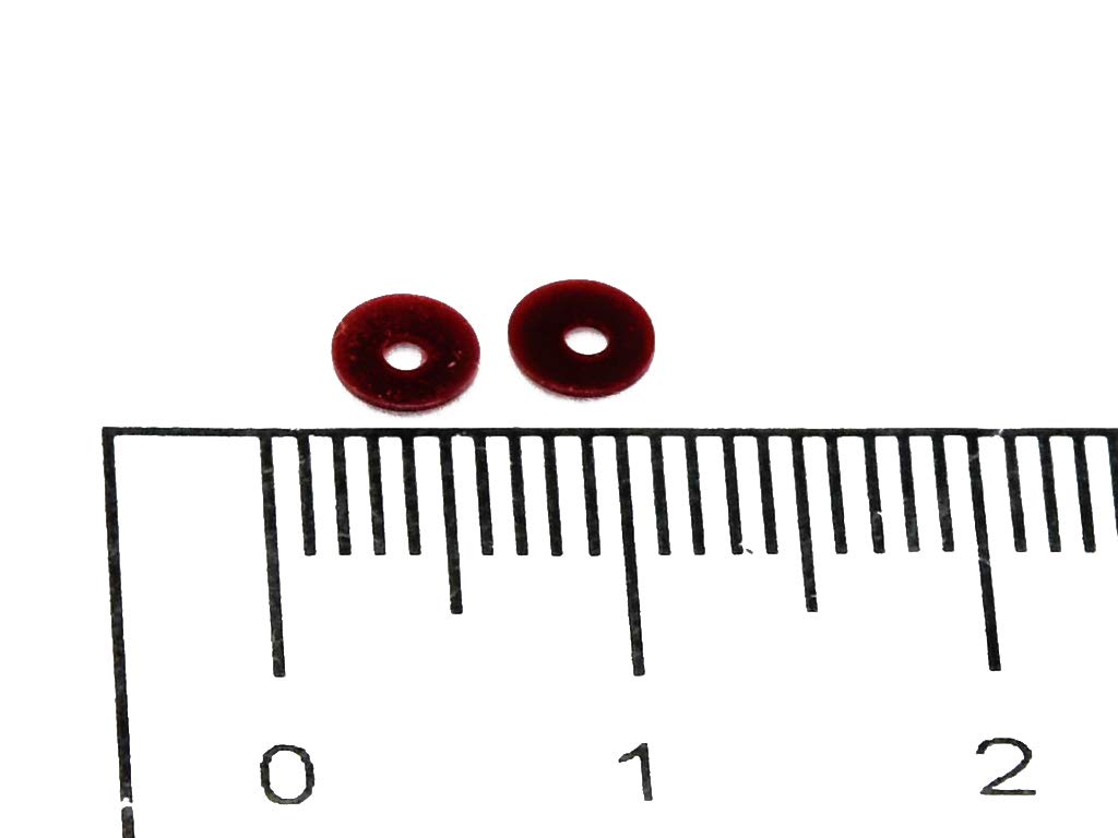 The Design Cart Deep Red Round Centre Hole Sequins (4 mm) (Pack of 250 Grams)- for Embroidery, Beading, Arts and Crafts - Image 2 thumbnail