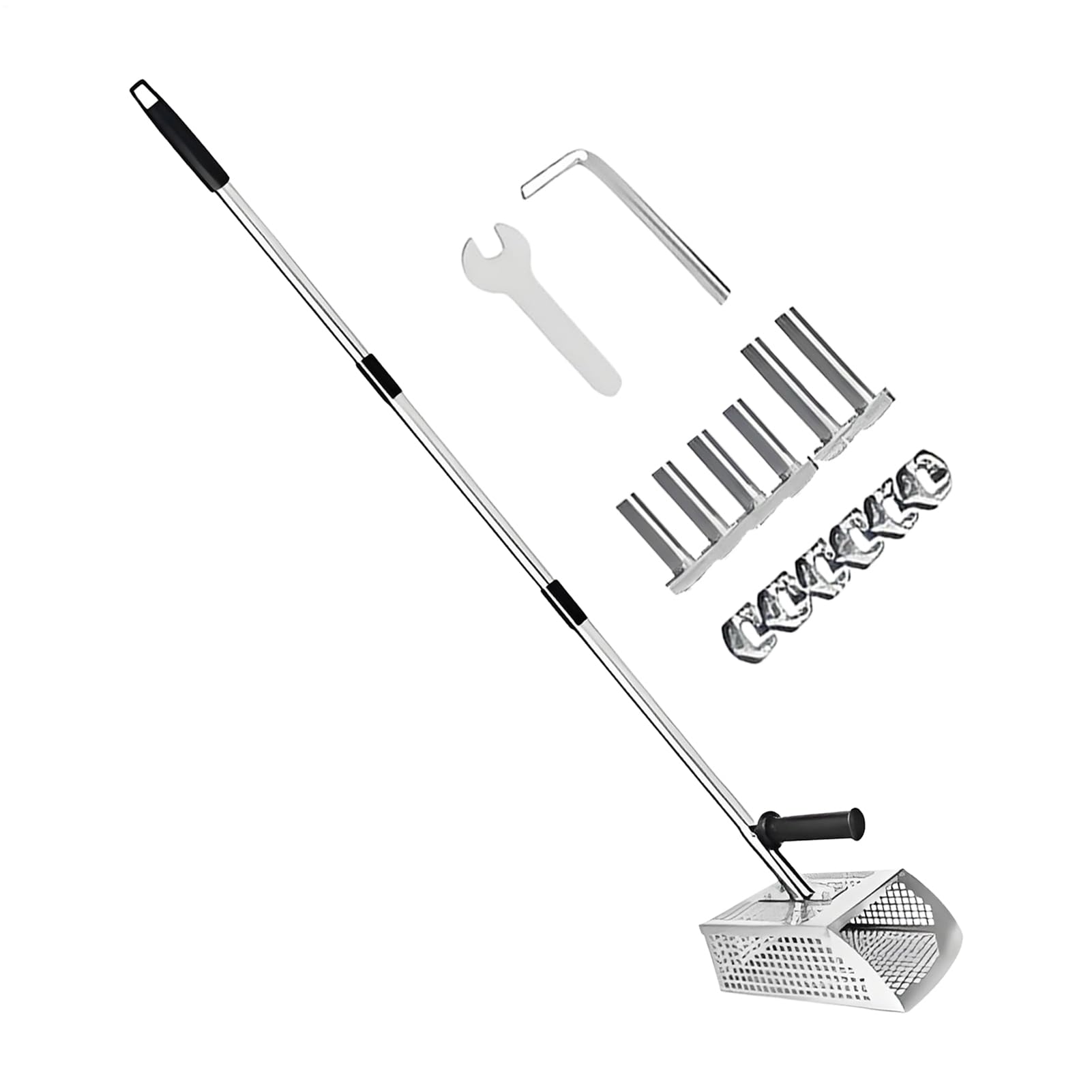Pala para Detector de Metales Antideslizante de Acero Inoxidable para | Pala de Resistente para Excavar para Adultos Hombres Mujeres Búsqueda de Tesoros Excavación Herramienta de Verano