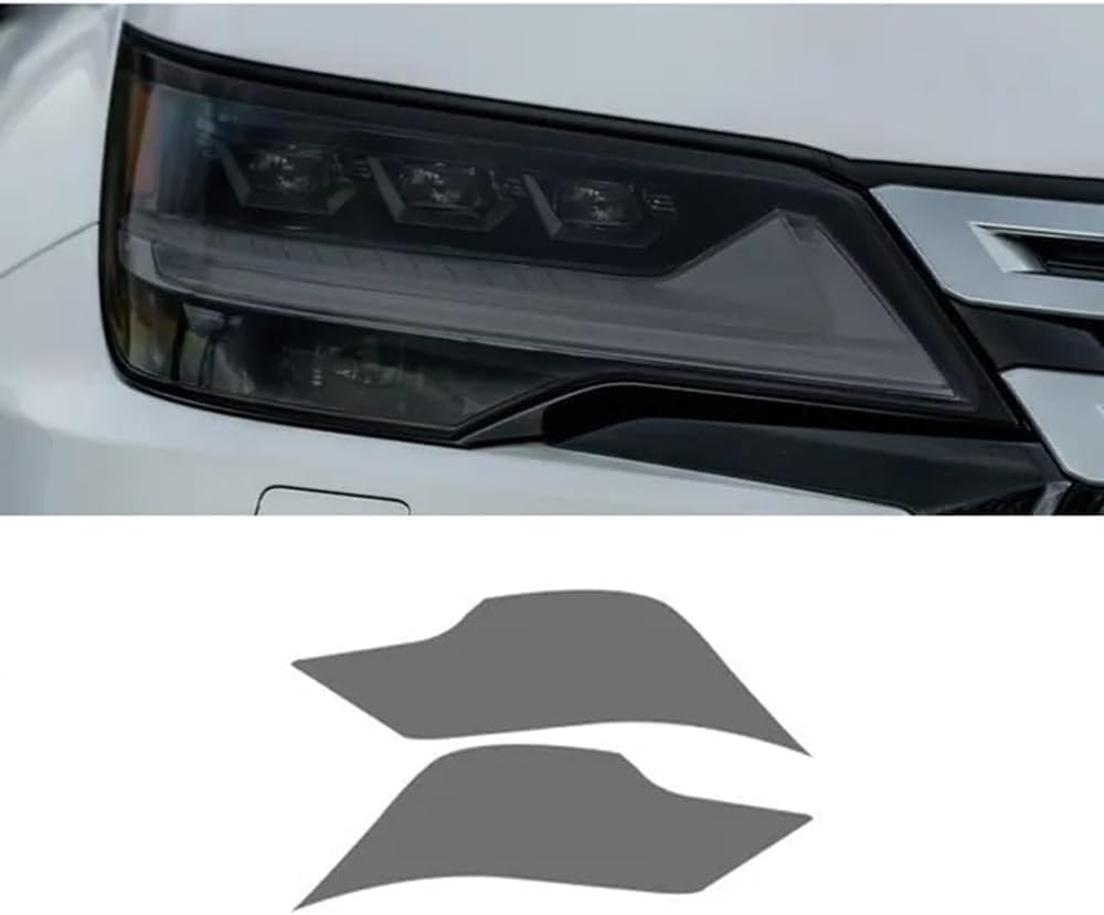 Samlng Blackened Car Front Light Film For Lexus Lx Lx600/2022-2023 Transparent Car Headlight Anti Scratch Protection Film Transparent Tpu Sticker