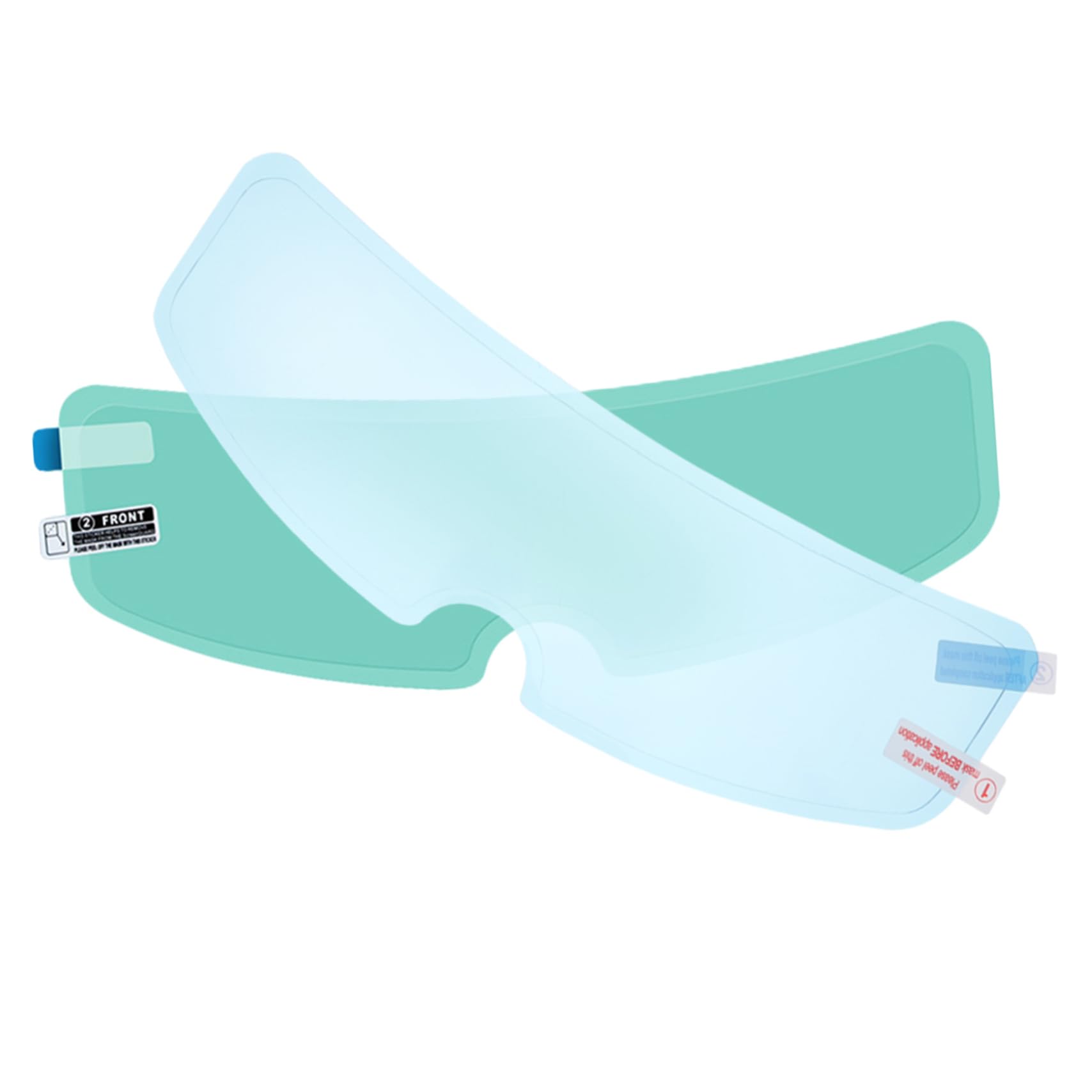 BELLIFFY 1 Set Fog Visor Film Protective Film for Helmets for Enhanced Visibility and Comfort During Rides