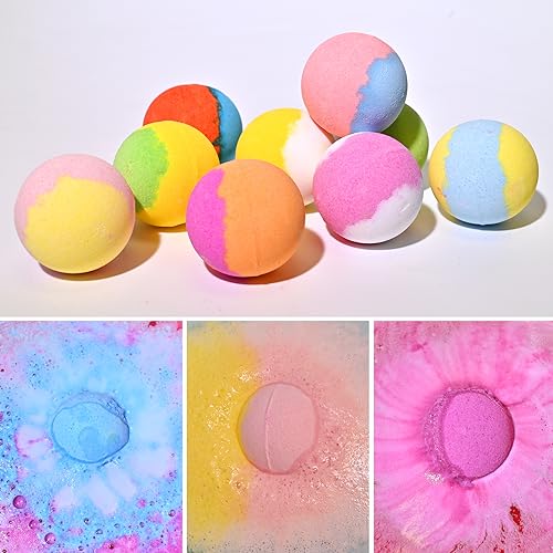 Excalla BATH BOMBS 12E Bombs For Kids With Toys Inside For Girls Boys - 30 Pack Bath Bombs Gift Set With Surprise, Kids Safe Bubble Bath Fizzy Balls Halloween Christmas Birthday Gift Kit thumb #2