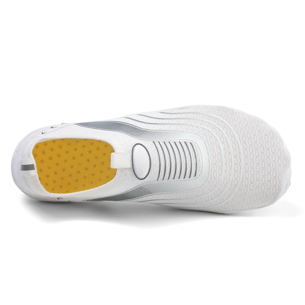 Wasserschuhe für Damen Herren, Mesh Schlüpfer Schnelltrocknende Barfuß Aqua Schuhe für Schwimmen, Pool, Bootfahren, Surfen, Tauchen, Yoga