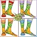 Hyp TMNT Socks Teenage Mutant Ninja Turtle 4Pk Michelangelo Donatello Raphael Leonardo Crew Mens Socks Shoe Size 6-12