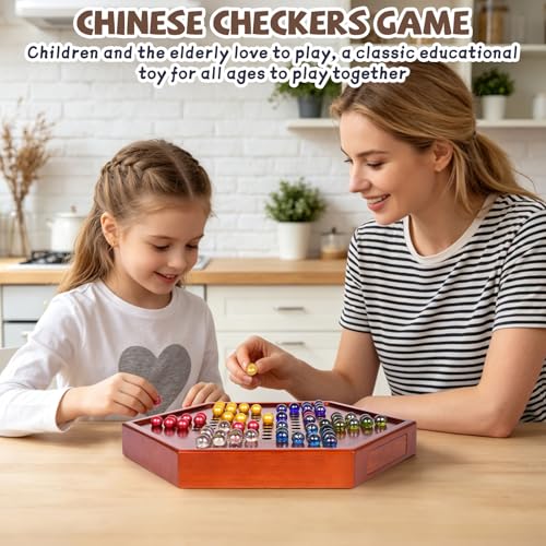 Juego de mesa Chino de 15 pulgadas con 72 canicas de vidrio miniatura 7