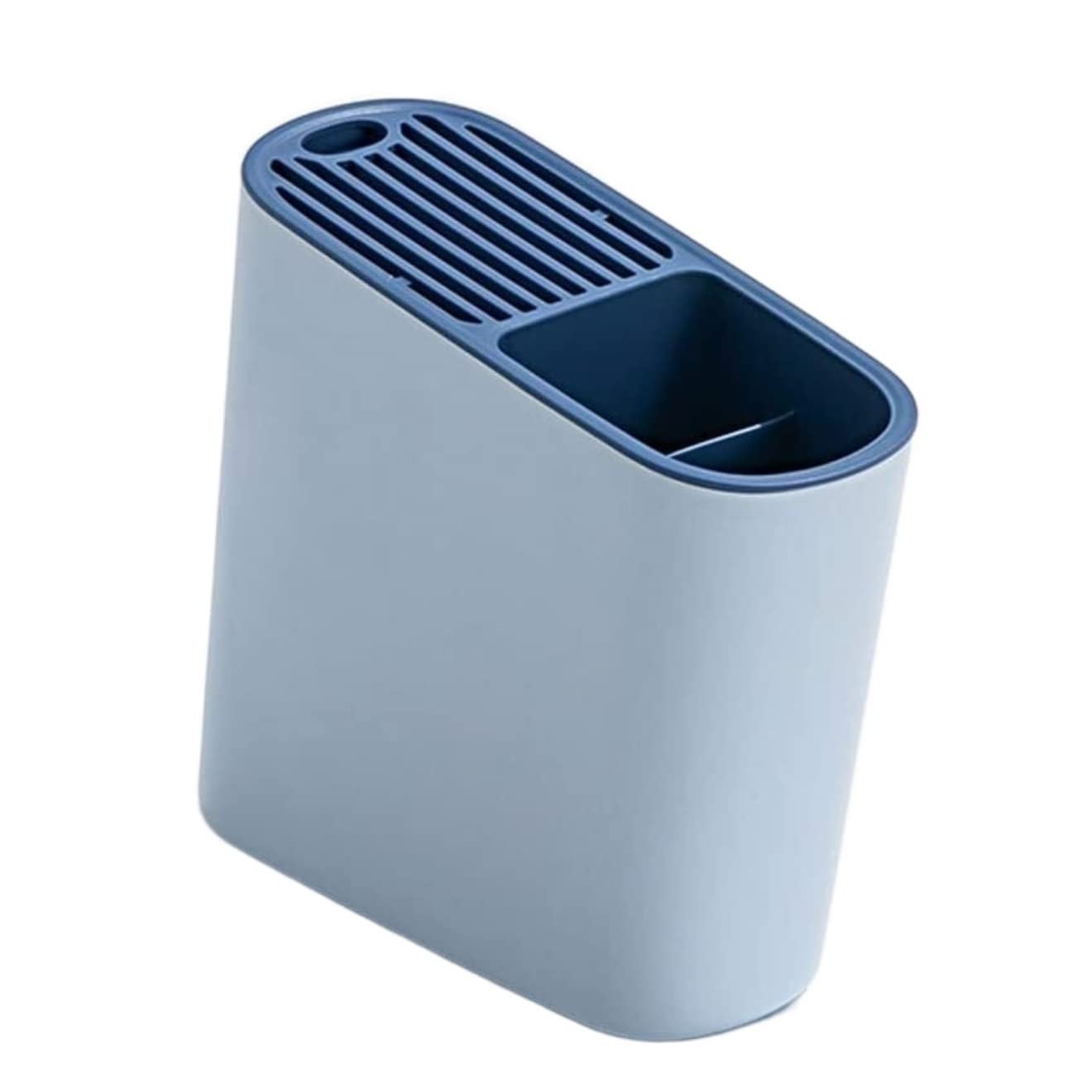 MCLIUJIA Knife Block Kitchen Storage Knife Block Multi-function Knife Holder Simple Knife Rack Household Kitchen Knife Stand Supplies Knife Holder(Blue)