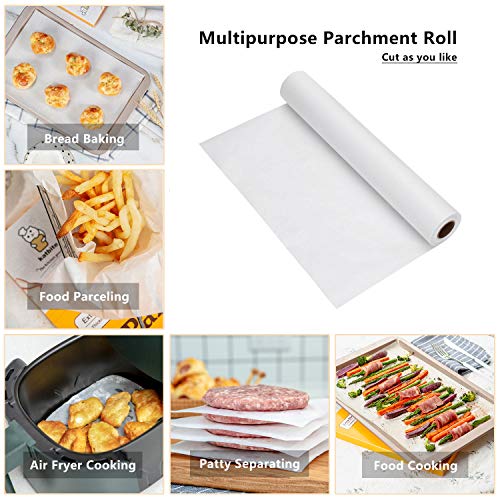 image for Katbite 205 SQ FT Heavy Duty Parchment Paper Roll -15 in x 164 ft Baki