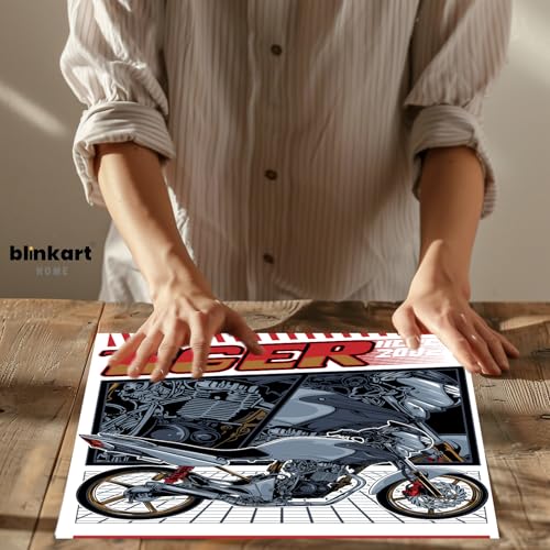 Image of BLINKART Honda Tiger (Custom) Car Posters Sticker Gift Items for Boys Room Wall Decor || Comes with Double-Sided Tape|| Decoration Bedroom Living Room Office Studio Decor | 12x18 In (A3) - CAR-289