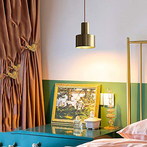 Iluminación colgante de latón de 3 luces para salón y dormitorio moderno 6