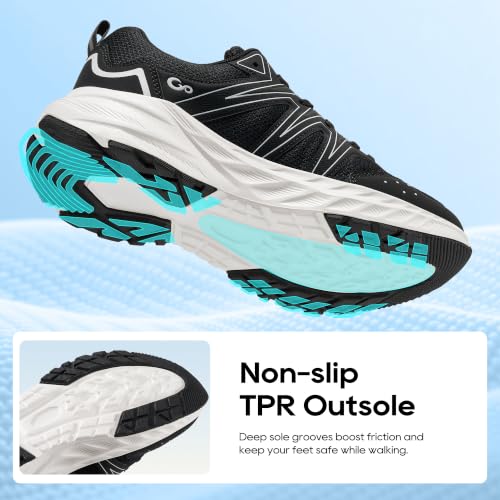 Image of Ablanczoom Womens Walking Shoes Breathable Lightweight Tennis Sneakers