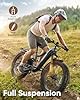 PUCKIPUPPY Boxer Electric Bike for Adults 960W, 48V 20AH Battery Ebike, Full Suspension 26" Fat Tire E Bike, 28MPH 80Miles Range Mountain Electric Bicycle, 7 Speed Hydraulic Disc Brakes #1