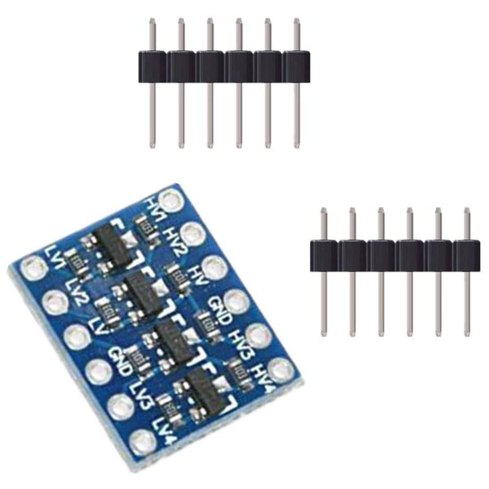 10Pcs 4 canali IIC I2C Level Converter Modulo bidirezionale 3.3V a 5V Shifter per (confezione da 10)