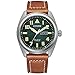 Produktbild CITIZEN Herren Analog Quarz Uhr mit Leder Armband BM8560-11XE, Grün
