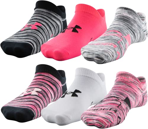 Image of Under Armour Youth Essential 2.0 Lightweight No Show Socks, 6-Pairs