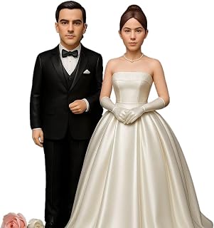 Custom Statue Souvenirs, Wedding Couple Ornaments, Models, 3D Printed According to Your Photo, 30cm (11.8 inches), Suitable for Newlyweds, Partners, Friends, Parents