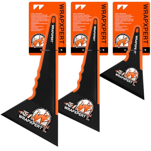 WRAPXPERT Window Tint Tools,3 Pack Window Tint Squeegee Triangle Contour, 3 Different Sizes Tinting Tools for Window, Mirror,Front Windows Rear Glass, Auto Car Glass Film Installation