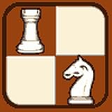 2048 Schachfiguren 204 8-Bit-Retro-Schach Kampf taktische Puzzle - gold