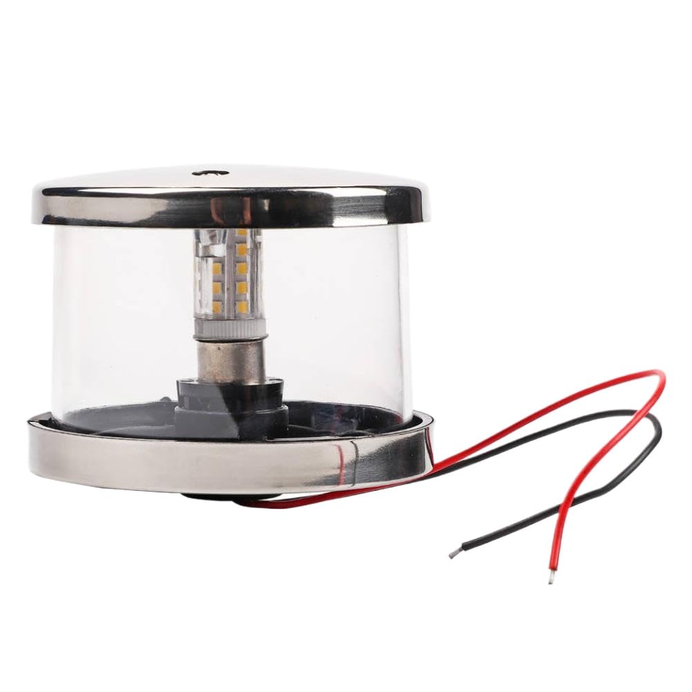Lampada per luce di ancoraggio a tutto tondo compatibile con yacht per barche marine 3W DC12V‑24V IP66 impermeabile